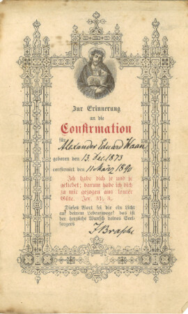 11. märts 1890, Kaarli kirik Leeritunnistuste näitus 1887–1955