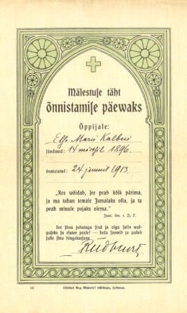 24. juuni 1913, Kaarli kirik Galerii