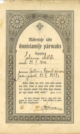 24. juuni 1924, Kaarli kirik Leeritunnistuste näitus 1887–1955