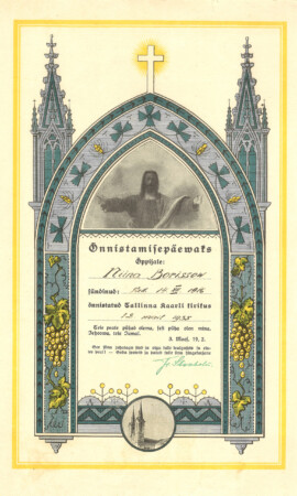 12. mai 1935, Kaarli kirik Leeritunnistuste näitus 1887–1955