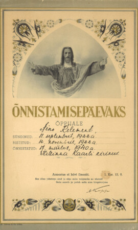 17. märts 1940, Kaarli kirik Leeritunnistuste näitus 1887–1955