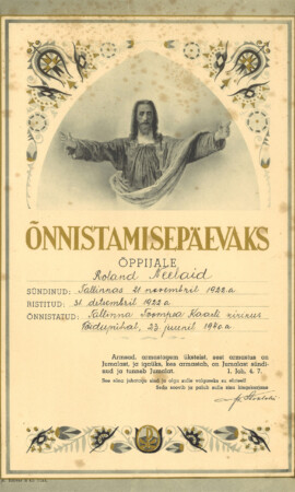 23. juuni 1940, Kaarli kirik Leeritunnistuste näitus 1887–1955