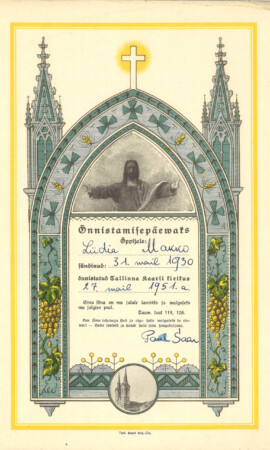 27. mai 1951, Kaarli kirik. Leeritunnistuste näitus 1887–1955