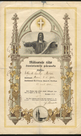 23. mai 1926, Kaarli kirik Leeritunnistuste näitus 1887–1955