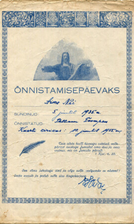 10. juuli 1955, Kaarli kirik Leeritunnistuste näitus 1887–1955