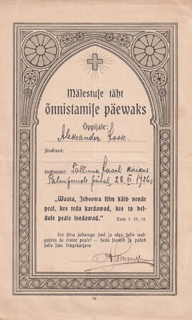 28. märts 1926, Kaarli kirik. Galerii