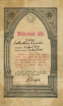 11. mai 1895, Kaarli kirik Leeritunnistuste näitus 1887–1955