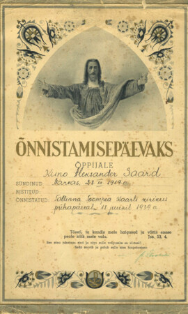 18. juuni 1939, Kaarli kirik Leeritunnistuste näitus 1887–1955