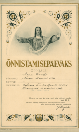 12. oktoober 1941, Kaarli kirik Leeritunnistuste näitus 1887–1955